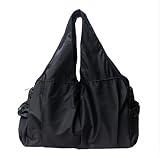 マザーズバッグ ショルダータイプ mother's bag　 ♪雨の日も大活躍♪　贈り物　出産祝い (ブラック) [並行輸入品]