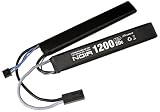 ジーフォース Noir LiPo7.4V1200mA 20C SOPMOD対応サドルパック GFG902