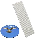HQRP HEPA Post Motor filter for Bissell 6860-H/6860H Lift-Off Revolution Pet Vacuum plus HQRP Coaste