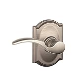 Schlage F10 STA 619 CAM Camelot Collection St. Annes Passage Lever, Satin Nickel [並行輸入品]