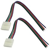 RGB LEDストリップ用の2 xはB4P-10 10ミリメートル幅のストリップコネクタケーブル