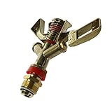 Perfk スプリンクラー　360度 回転式　全2サイズ　ガーデン 灌漑　給水　スプレー　亜鉛合金　庭の散水 - DN15