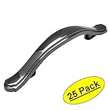 Cosmas 8816bnブラックニッケルキャビネットハードウェアハンドルプル – 3 "穴中心 – 25パック