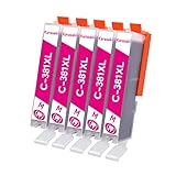 BCI-381XL BCI-380XL 互換インク キヤノン(canon)用 BCI-381XL/380XL BCI-381XLM マゼンタ5個 対応機種:PIXUS TS6130 TS6230 TS6330 TS7430 TS7330 TR7530 TR8530 TR8630 TR9530 TR703 TS8130 TS8230 TS8330 TS8430 【残量表示対応/個包装/大容量】