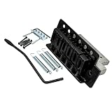 Musiclily 10.5mmトレモロブリッジ ユニット STストラトエレキギター用、ブラック
