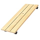 【ノーブランド品】キャスター付き すのこ 幅75cm×奥行27.5cm