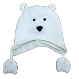 CP幼児ボーイズ&ガールズホワイトニットPolar BearペルーTrapper帽子6 – 12 Months