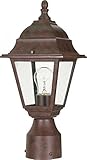 Nuvo 60/547 Old Postlantern with Clear Glass, Old Bronze [並行輸入品]