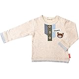 【綿100％】2017年 春物 ZOOMIC ズーミック 飾りヘンリー 長袖Ｔシャツ ベージュ◇95cm