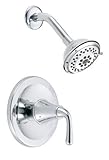Danze D510556T Bannockburn Single Handle Shower Trim Kit with 3-Function Showerhead, Chrome [並行輸入品]