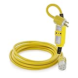 Leviton GFM15-25C 15-Amp 120-volt Manual Reset 25-Feet Cord Set [並行輸入品]