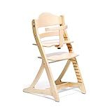 大和屋 の安心な ベビーチェア 【すくすくスリムプラス ガード付き】【 おまけ付き】 天然木 (ナチュラル)