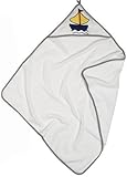 Playshoes Terry Hooded Towel (White, 75x75cm) by Playshoes