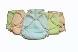 Kissa's 6 Count Fleece Diapers, Blue, Green, Orange, Size 0 by Kissa's [並行輸入品]