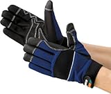 TRUSCO ハイグリップグローブ ネイビー L THG2NL