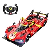 Rastar RC Cars 1/14フェラーリ499 PルマンスーパーカーリモコンスポーツカーフェラーリRC大人ドリフト車フェラーリ子供玩具車、2.4 G