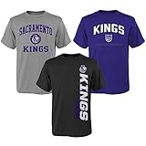 NBA Youth Boys 8 – 20 Kings 3piece Teeセット M パープル