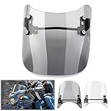 ホンダ レブル 1100/Dct 2021-2022用 ウィンド スクリーン メーターバイザー フロントウィンドスクリーン ウインドシールド カウル 風防 強化ABS 取付簡単 カスタムパーツ 灰