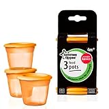 Tommee Tippee Essential Food Pots x 3 3 per pack by Tommee Tippee