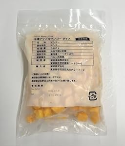 ノーブランド品 冷凍アップルマンゴーダイスカット ペルー産 500g 甘くて美味しい