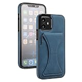 iphone 12 Pro ケース iphone 12 カバー カード収納 スタンドカバー アイフォン 12 ケース 背面ケース アイフォン12 プロ スマホケース 軽量 6.1 inch対応 M2 ネイビー