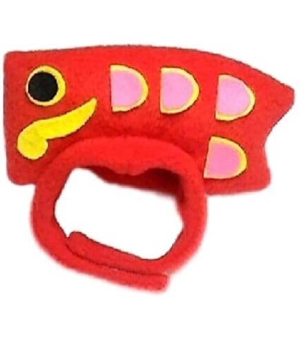Amazon | 犬猫用コスプレ 鯉のぼり（青）のかぶりもの（帽子） (S：22