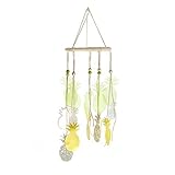 Roser Life Mobiles Handmade Hanging Mobile Yellow Green Pineapple Decor (Pack of 1) [並行輸入品]