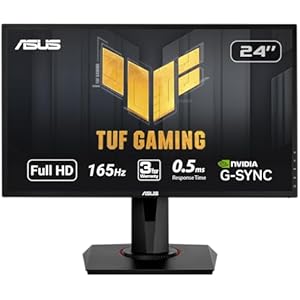 Asus VG248QG 24” G-Sync Compatible Gaming Monitor 165Hz Full HD 1080P 0.5ms DP HDMI DVI Eye Care