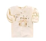 防水スリーブビブベビーフィードビブスエプロンライトイエロー、0~3年を描く