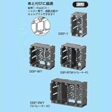 未来工業 深形パネルボックス (あと付はさみボックス) (2ヶ用) SBP-WY 10個