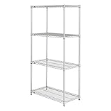 ドウシシャ メタルラック本体 脚部変更:三角プレートアジャスター仕様/-0.3cm 段数:4 スチールラック、メタルラック、オーダーラック SM12600000180EEWW-4 7台入