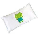 子供のためのソフトなカイコの漫画のカエルナチュラルで健康なピローケース子供たち