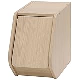 ブロックボックス「Klotz（クロッツ）扉付き」【IT】ホワイトウォッシュ(#9836935-97520)約20×38.8×30.5cm スタッキング 積み重ね 組み合わせ収納