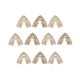 Harpow 10 pieces Brazedカーバイド三角形研削ブレード、電源Oscillatingツールブレード、マルチツールブレード、電源ツールSaw Blades , Fits Fein Bo
