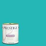 Prestige Paints Exterior 1つでペイント、プライマー、1-gallon、フラット、Comparable一致のBehr Whippedミント 1 Gallon P500-D-MQ