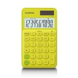 カシオ カラフル電卓 ライムグリーン 10桁 手帳タイプ SL-300C-YG-N