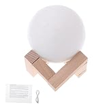 slowsilentクリスマスハロウィン3d Magical LED Luna Night Light Moon LampデスクUSB充電タッチコントロールホームDecor ( 15 cm / 5.9