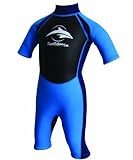Konfidence Shorty Wetsuit Navy/Blue 5 to 6 Years by Konfidence
