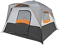 ALPS Mountaineering Big River 4 テント 4人用 3シーズン オレンジ/チャコール/ライトグレー ワンサイズ