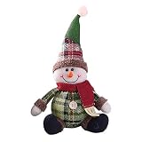 クリスマスかわいいサンタスノーマン鹿の形をしたぬいぐるみぬいぐるみ人形、クリスマスデコレーションノーム飾り屋内装飾スノーマンぬいぐるみ、クリスマスパーティーデコレーションのギフト