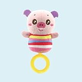 wenasiベビーソフトRattle Infant Toys Handbell Cute Cartoon Animal開発おもちゃ新生児幼児用誕生日プレゼント( Piggy )