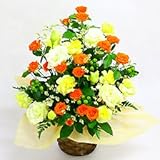 スプレーバラのアレンジ・暖色系