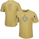 新しいOrleans Saints Majestic Bigロゴ合成シャツメンズビッグ&トールサイズ 2XT