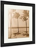AshleyフレームプリントFort Lauderdaleビーチ、壁アートホーム装飾、ag6451216 40x34 Black Frame 6451216-AFPP1-BS24
