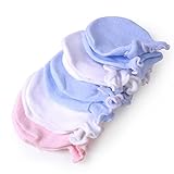 3個セット ニューボーン 幼児 ソフトコットン ハンドガードアンチスクラッチ ミトン 手袋