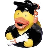Set of 2 Mini Graduation Rubber Ducks [並行輸入品]