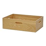 収納ボックス 天然木 インナーボックス 【ナチュラル】幅38cm 奥行26cm 高さ12.2cm 収納ケース 収納