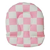 エアバギー Air Buggy チェッカー柄ヘッドサポート ピンク