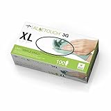 Medline 6MDS195177 Aloetouch 3G Powder-Free Latex-Free Synthetic Exam Gloves, Vinyl, 9 Length, Extra
