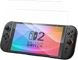 2025年Switch 2 ガラスフィルム【2枚セット】Switch 2 フィルム 強化ガラス 全面保護 Switch 2 保護フィルム スイッチ2 対応 液晶保護 旭硝子製 指紋防止 取り付け簡単 衝撃吸収 高透過率 Switch 2 対応